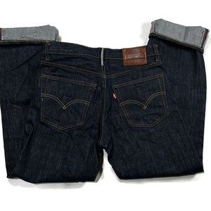 Levis Big E USA Made 501XX Selvedge Blue Jeans Rigid Mens 31 x 30